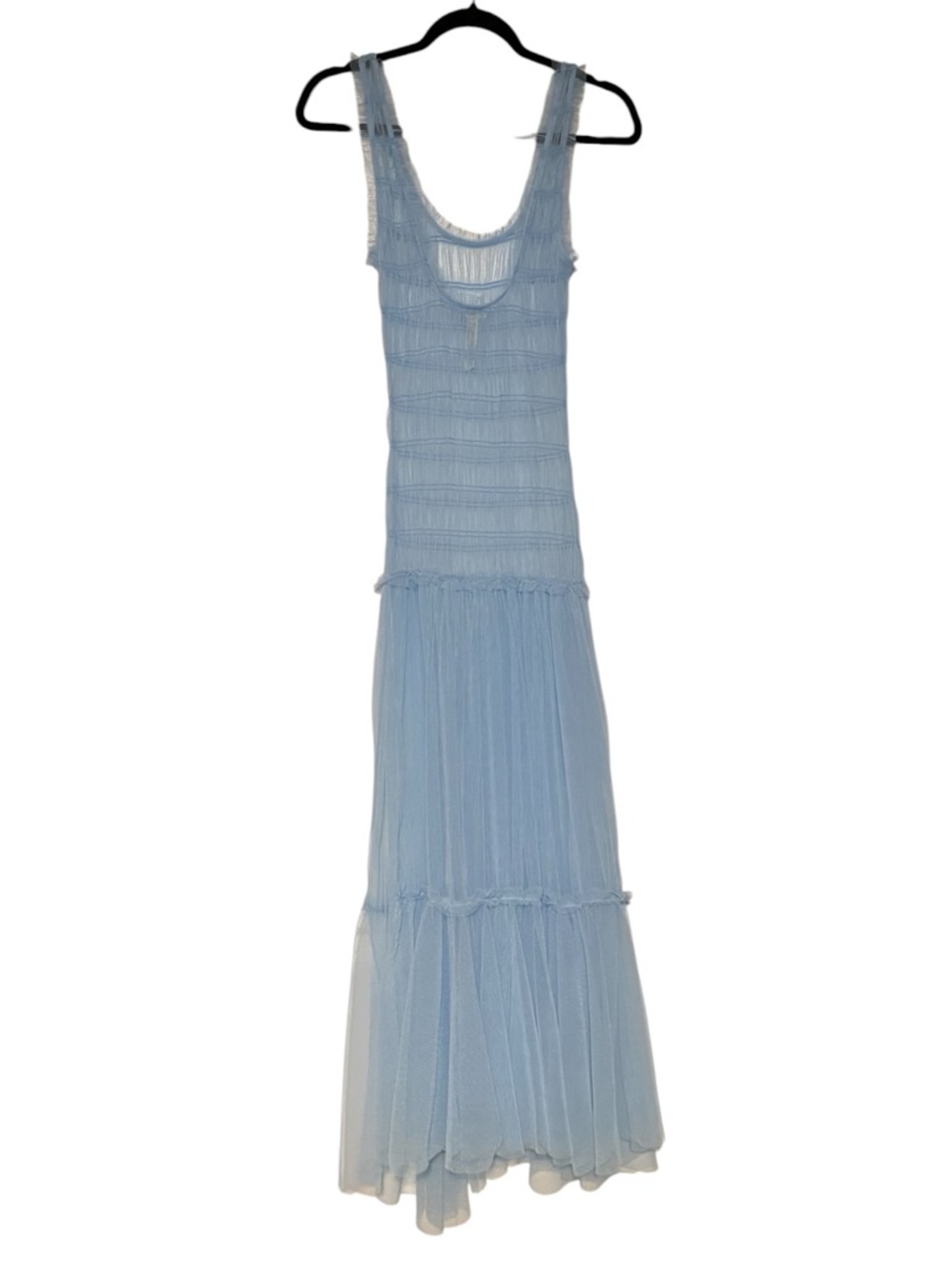 NWOT Free People Intimately Light Blue Smock About It Slip Maxi Dress - Picture 4 of 12